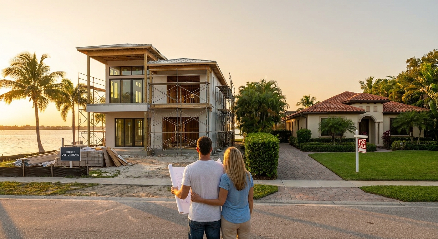 Custom home building vs buying in St. Petersburg - making the right choice for your family