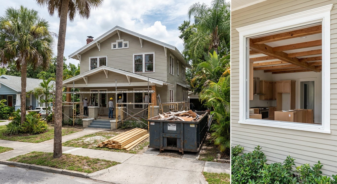 Home Renovations for Older Houses and New Buyers in St. Petersburg