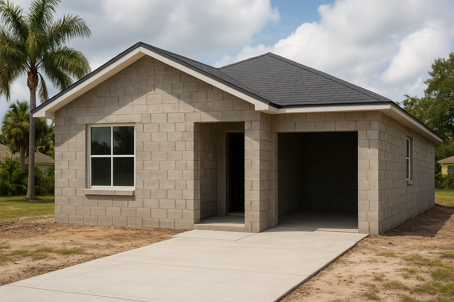 Why Many Largo Homeowners Prefer Concrete Block Construction
