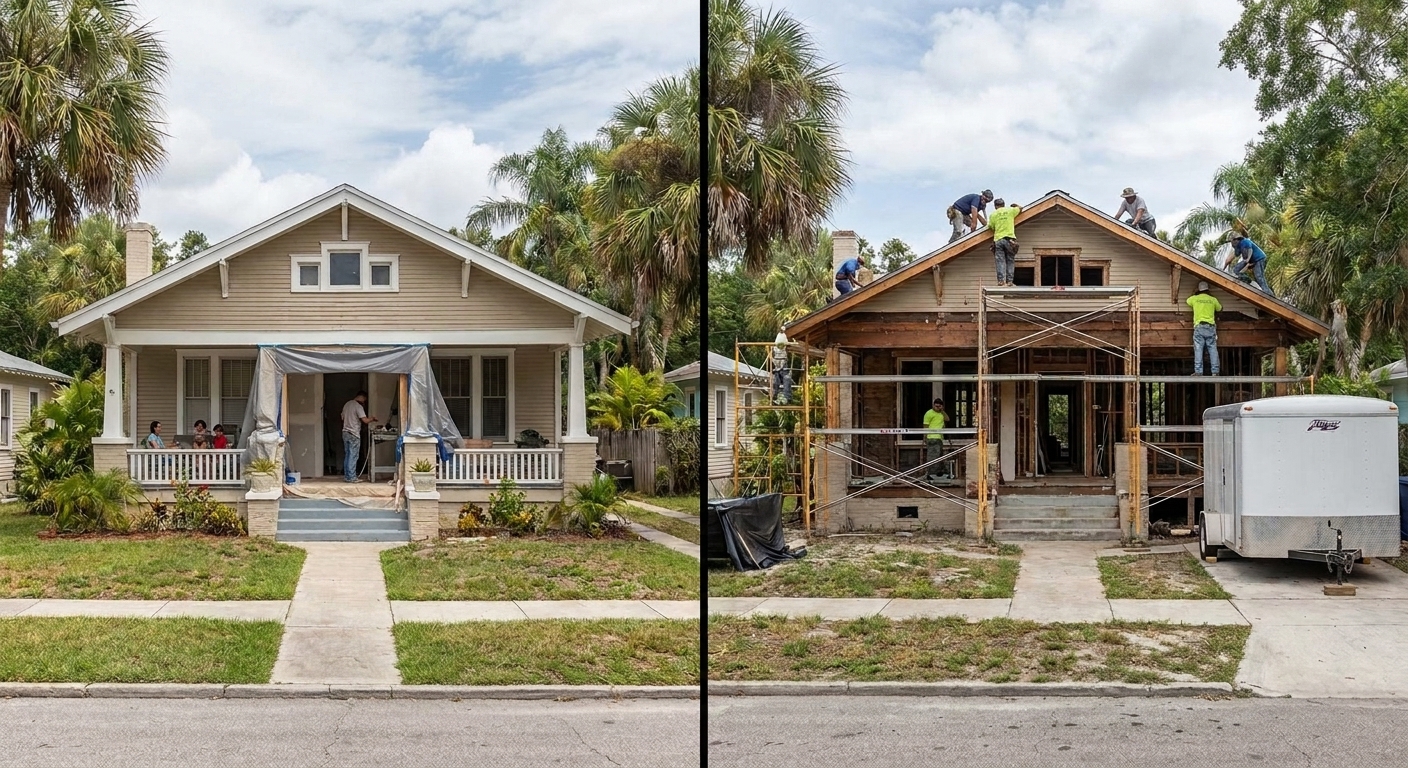 Should You Remodel One Room at a Time or All at Once in St. Petersburg?