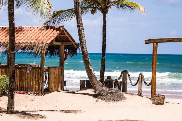 A beachfront cabana depicting the ways of enhancing your seaside property
