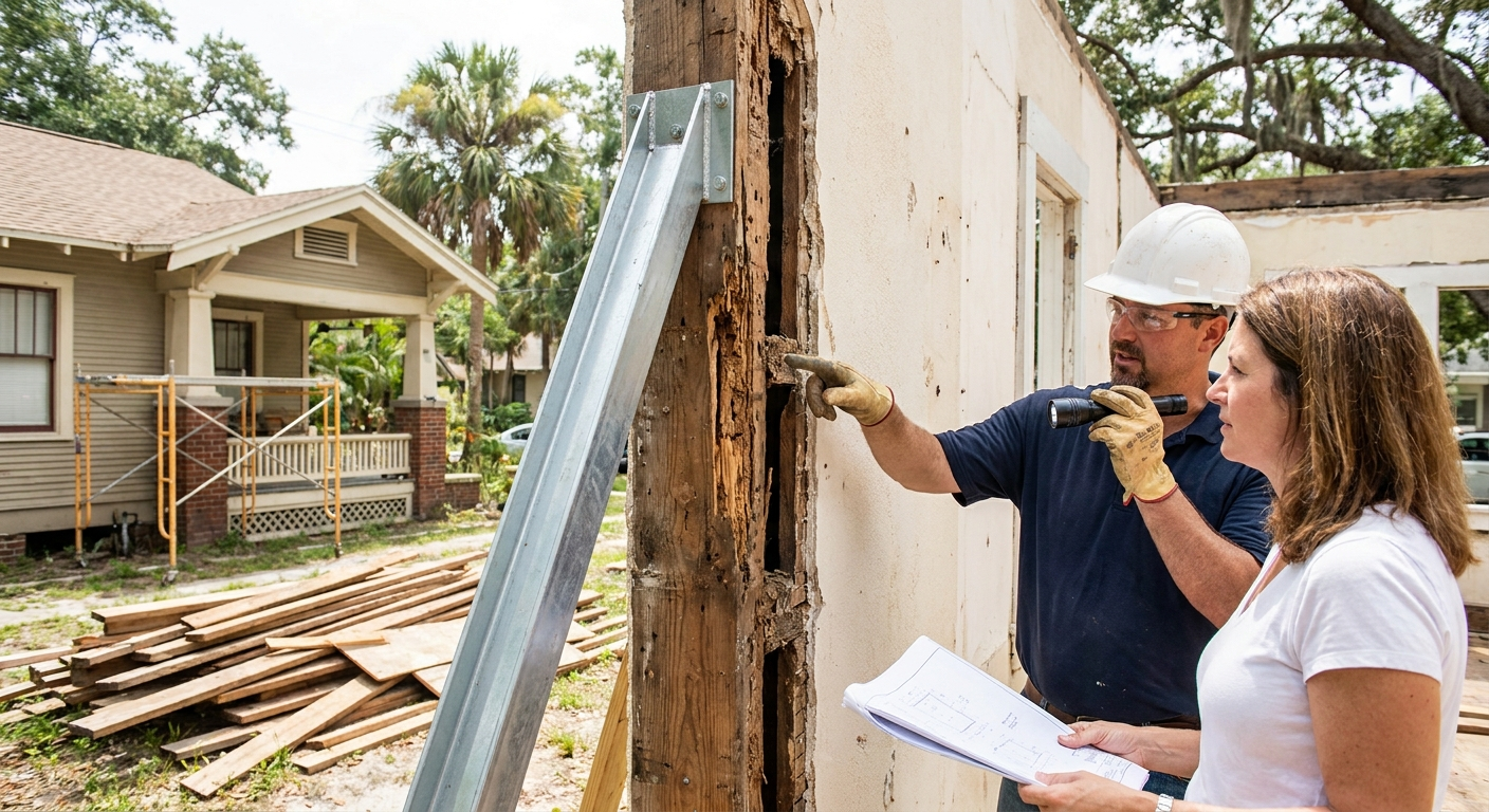 Structural upgrades for older homes in Tampa before remodeling
