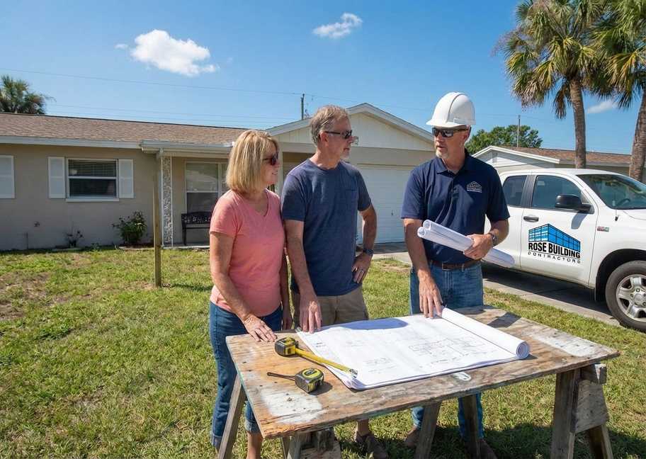 Homeowners asking questions before starting construction in Largo